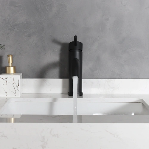 Смеситель для раковины Gid Inga SS096-BM-K SS096BMK черный матовый Смеситель для раковины Gid Inga SS096-BM-K SS096BMK черный матовый