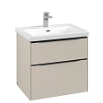 Тумба под раковину Villeroy & Boch Subway 3.0 Cashmere Grey / Cashmere Grey C57601VN Тумба под раковину Villeroy & Boch Subway 3.0 Cashmere Grey / Cashmere Grey C57601VN