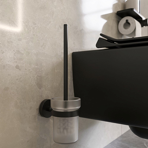 Комплект Унитаз подвесной STWORKI Ноттвиль SETK3104-2616 безободковый, с микролифтом, черный + Систе 587834 Комплект Унитаз подвесной STWORKI Ноттвиль SETK3104-2616 безободковый, с микролифтом, черный + Систе 587834