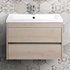Тумба под раковину ART&MAX FAMILY Family-580-2C-SO-PB подвесная с двумя выкатными ящиками, Pino Bian Тумба под раковину ART&MAX FAMILY Family-580-2C-SO-PB подвесная с двумя выкатными ящиками, Pino Bian