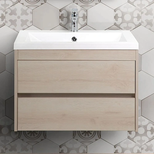 Тумба под раковину ART&MAX FAMILY Family-580-2C-SO-PB подвесная с двумя выкатными ящиками, Pino Bian Тумба под раковину ART&MAX FAMILY Family-580-2C-SO-PB подвесная с двумя выкатными ящиками, Pino Bian