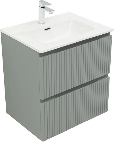 Тумба под раковину Aquanet Джейн Flat 60 мисти грин 00335432 подвесная Тумба под раковину Aquanet Джейн Flat 60 мисти грин 00335432 подвесная