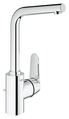 Смеситель для раковины GROHE Eurodisc Cosmopolitan с донным клапаном и высоким изливом, хром (230540 23054002 Смеситель для раковины GROHE Eurodisc Cosmopolitan с донным клапаном и высоким изливом, хром (230540 23054002