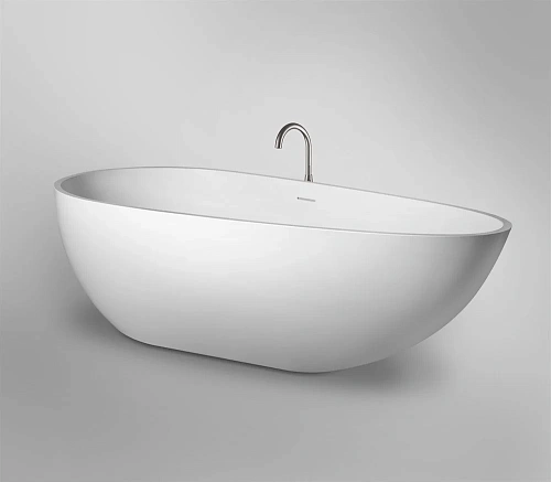 Ванна отдельностоящая Teso azaro Aura 167x84 из искусственного камня матовая TAB167840M Ванна отдельностоящая Teso azaro Aura 167x84 из искусственного камня матовая TAB167840M