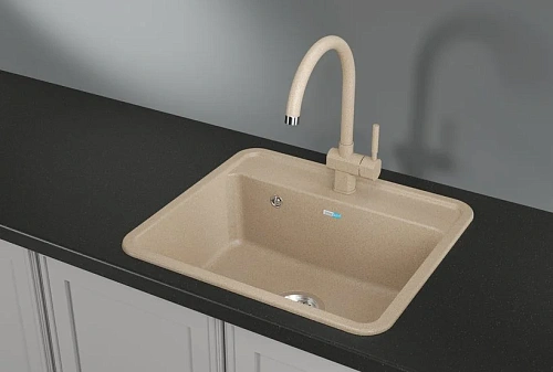 Кухонная мойка Granula 5601, БЕЖЕВЫЙ, СтандАРТ кварц 560x500 Кухонная мойка Granula 5601, БЕЖЕВЫЙ, СтандАРТ кварц 560x500