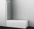Шторка на ванну WasserKRAFT Leine 35P01-80WHITE Fixed белый Шторка на ванну WasserKRAFT Leine 35P01-80WHITE Fixed белый