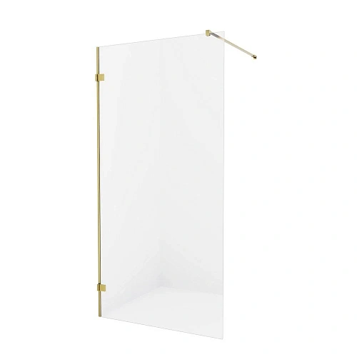 Душевая перегородка NEW TRENDY AVEXA GOLD 130x200 EXK-1994 (брашированное золото) Душевая перегородка NEW TRENDY AVEXA GOLD 130x200 EXK-1994 (брашированное золото)