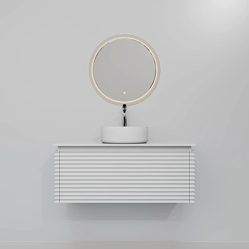 Комплект мебели ArtDecco Jacqueline 100 AJC10W34S3MF белый Комплект мебели ArtDecco Jacqueline 100 AJC10W34S3MF белый