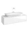 Тумба под раковину AQWELLA Genesis 120см GEN0112W подвесная, белая Тумба под раковину AQWELLA Genesis 120см GEN0112W подвесная, белая
