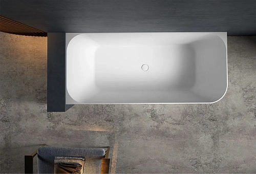 Акриловая ванна ABBER AB9331-1.6 L 160x75 левосторонняя, белая Акриловая ванна ABBER AB9331-1.6 L 160x75 левосторонняя, белая