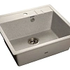 Кухонная мойка GranFest Quadro Q-560 сер серый Кухонная мойка GranFest Quadro Q-560 сер серый