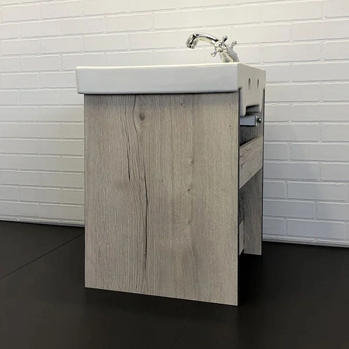 Тумба с раковиной Comforty Вена-45 00-00006653 дуб дымчатый раковина Адриана 45 Тумба с раковиной Comforty Вена-45 00-00006653 дуб дымчатый раковина Адриана 45