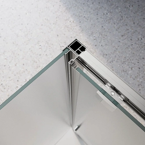 Душевой уголок BelBagno LUCE-AH-1-120/90-P-Cr Душевой уголок BelBagno LUCE-AH-1-120/90-P-Cr