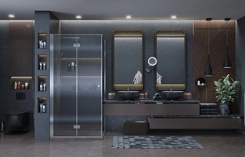 Душевой уголок Ambassador Diamond 12011106L (1000x1000x2000) Душевой уголок Ambassador Diamond 12011106L (1000x1000x2000)