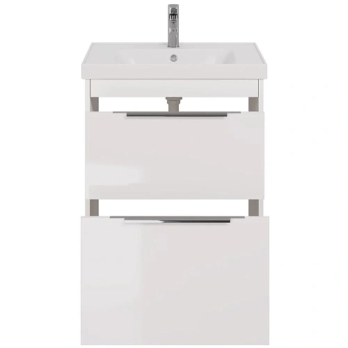 Тумба под раковину DREJA PRIME, 70 см, подвесная/напольная, 2 ящика, белый глянец 99.9301 Тумба под раковину DREJA PRIME, 70 см, подвесная/напольная, 2 ящика, белый глянец 99.9301