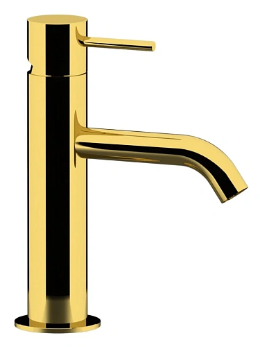 Смеситель для раковины Remer X Style X12DO, золото глянцевое Смеситель для раковины Remer X Style X12DO, золото глянцевое