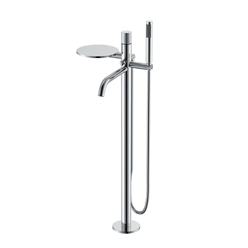 Смеситель для ванны Boheme STICK напольный CHROME SPIRALE 129-CRCR.4 Смеситель для ванны Boheme STICK напольный CHROME SPIRALE 129-CRCR.4