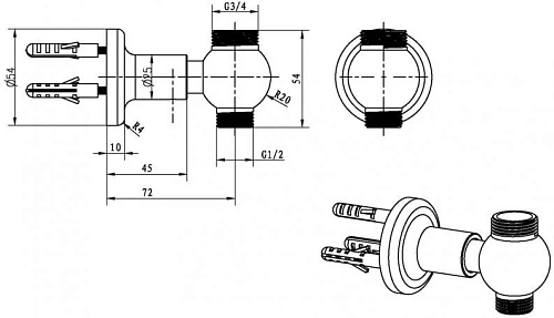 Шланговое подключение Boheme Medici 613 Шланговое подключение Boheme Medici 613