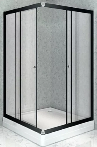 Душевой уголок Radomir Дрим 90х110 1-09-6-0-0-1220 прямоугольный стекла прозрачные, профиль черный Душевой уголок Radomir Дрим 90х110 1-09-6-0-0-1220 прямоугольный стекла прозрачные, профиль черный