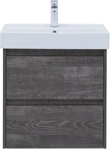 Тумба под раковину Aquanet Nova Lite 60 дуб серый (2 ящика) 00287889 Тумба под раковину Aquanet Nova Lite 60 дуб серый (2 ящика) 00287889