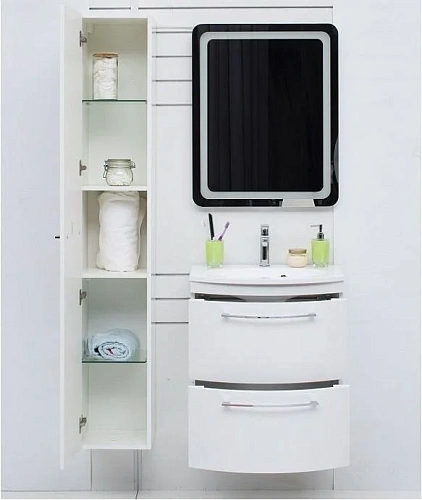 Тумба под раковину De Aqua Лонг 60 белый 167119 Тумба под раковину De Aqua Лонг 60 белый 167119