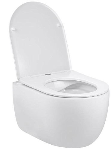 Унитаз подвесной Vincea Evo VT1-34S белый, ультратонкое сиденье soft-close Унитаз подвесной Vincea Evo VT1-34S белый, ультратонкое сиденье soft-close
