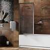 Картинка анонса товара «шторка на ванну wasserkraft abens 20w01-80bn brushed nickel fixed никель»