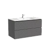 Тумба под раковину Sancos Folk FL90GS 890х445х500 Grey soft, подвесная Тумба под раковину Sancos Folk FL90GS 890х445х500 Grey soft, подвесная
