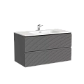 Тумба под раковину Sancos Folk FL90GS 890х445х500 Grey soft, подвесная Тумба под раковину Sancos Folk FL90GS 890х445х500 Grey soft, подвесная