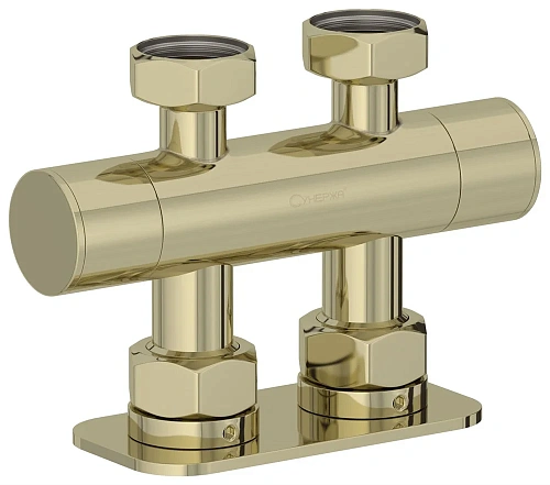 Вентиль Сунержа прямой скрытый-скрытый EU50 020-1419-3434 Шампань Вентиль Сунержа прямой скрытый-скрытый EU50 020-1419-3434 Шампань