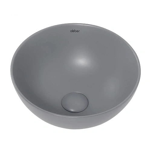 Раковина ABBER Bequem AC2106MG накладная, серая матовая Раковина ABBER Bequem AC2106MG накладная, серая матовая