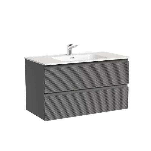 Тумба под раковину Sancos Folk FL90GS 890х445х500 Grey soft, подвесная Тумба под раковину Sancos Folk FL90GS 890х445х500 Grey soft, подвесная