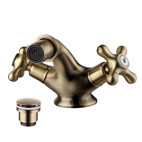 Смеситель для биде Lemark Vintage LM2808B, бронза Смеситель для биде Lemark Vintage LM2808B, бронза