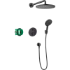 Душевая система Hansgrohe Croma 280 1jet скрытого монтажа, с термостатом Ecostat S 27961670, матовый