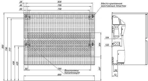 Тумба под раковину Aquanet Джейн 90 белый матовый 00313287 напольная/подвесная Тумба под раковину Aquanet Джейн 90 белый матовый 00313287 напольная/подвесная