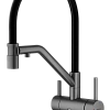 Смеситель для кухни Splenka S70.62.09 с гибким изливом с подключением к фильтру, графит Смеситель для кухни Splenka S70.62.09 с гибким изливом с подключением к фильтру, графит