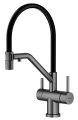 Смеситель для кухни Splenka S70.62.09 с гибким изливом с подключением к фильтру, графит Смеситель для кухни Splenka S70.62.09 с гибким изливом с подключением к фильтру, графит