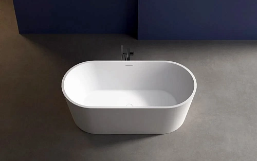 Ванна отдельностоящая ABBER AB9209MW 170x80 универсальная, белая матовая, акриловая Ванна отдельностоящая ABBER AB9209MW 170x80 универсальная, белая матовая, акриловая