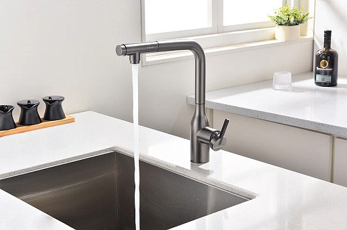 Смеситель для кухни Paulmark VIPER беретта Vi213105-GM Смеситель для кухни Paulmark VIPER беретта Vi213105-GM