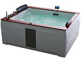 Детальная картинка товара «акриловая ванна gemy g9052 ii k l 186x151 прямоугольная, левая, гидромассажная»