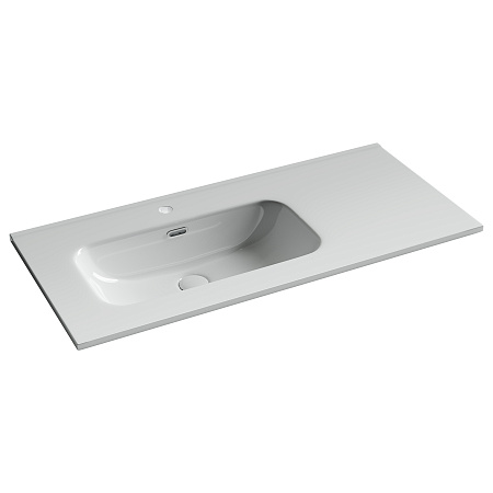 Раковина Ceramica Nova Element CN7003L мебельная чаша слева с отверстием под смеситель 1010x465x180 мм белый Раковина Ceramica Nova Element CN7003L мебельная чаша слева с отверстием под смеситель 1010x465x180 мм белый