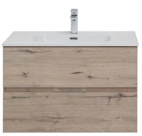 Тумба под раковину Aquanet Алвита New 80 2 ящика, дуб веллингтон белый 00277517 Тумба под раковину Aquanet Алвита New 80 2 ящика, дуб веллингтон белый 00277517