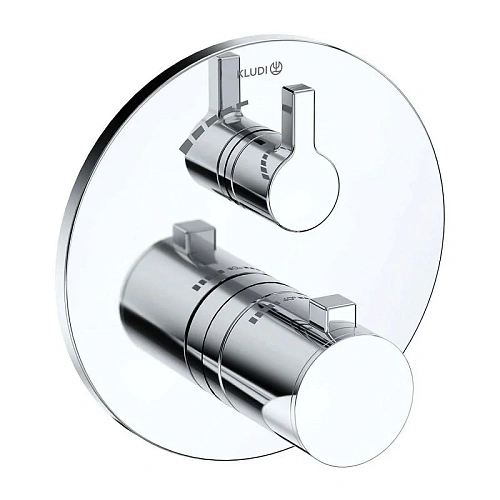 Смеситель для душа Kludi NOVA FONTE Puristic 208850515 термостатический, хром Смеситель для душа Kludi NOVA FONTE Puristic 208850515 термостатический, хром