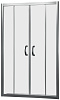 Картинка анонса товара «душевая дверь am.pm bliss l w53s-1402190mt 140x190 профиль матовый хром, стекло»