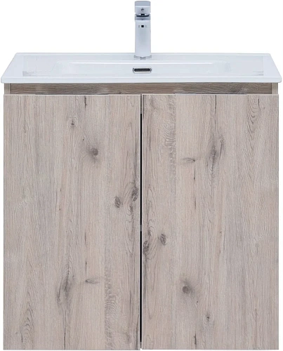 Тумба под раковину Aquanet Алвита New 70 2 дверцы, дуб веллингтон белый 00303906 Тумба под раковину Aquanet Алвита New 70 2 дверцы, дуб веллингтон белый 00303906