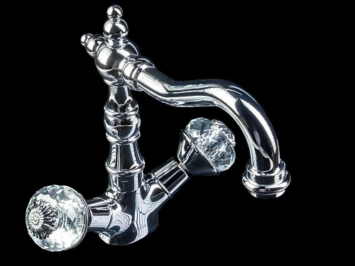 Смеситель для раковины Boheme FLORA хром 272-FL Смеситель для раковины Boheme FLORA хром 272-FL