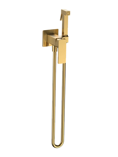 Гигиенический душ AQUAme Savona AQM6817BG золото шлиф Гигиенический душ AQUAme Savona AQM6817BG золото шлиф