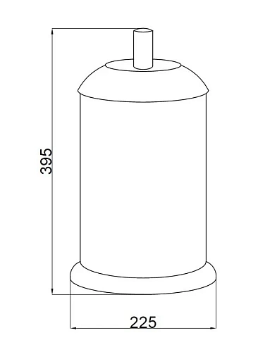 Корзина для мусора Boheme Murano Cristal 10907-CRST-CH Корзина для мусора Boheme Murano Cristal 10907-CRST-CH