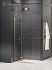 Душевой уголок NEW TRENDY AVEXA COPPER BRUSHED L 90x100x200 EXK-3614 брашированная медь Душевой уголок NEW TRENDY AVEXA COPPER BRUSHED L 90x100x200 EXK-3614 брашированная медь