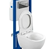 Комплект унитаза Cersanit BRASKO SMART (A68295) инсталляции LINK PRO и клавиши смыва CORNER пластик хром 68295 Комплект унитаза Cersanit BRASKO SMART (A68295) инсталляции LINK PRO и клавиши смыва CORNER пластик хром 68295